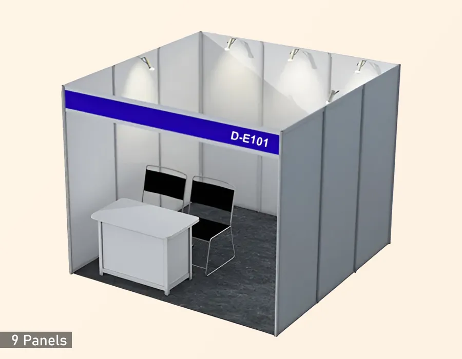 Nine Panel Exhibition Booth Image
