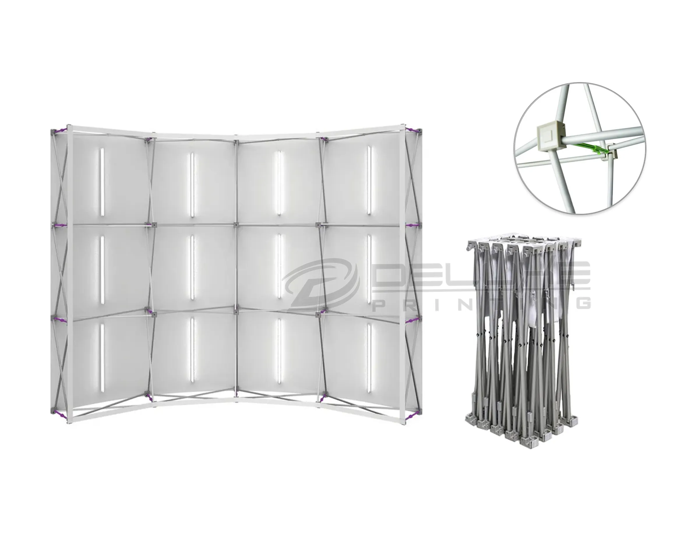 Backlit Curved Fabric Popup Sixth Image