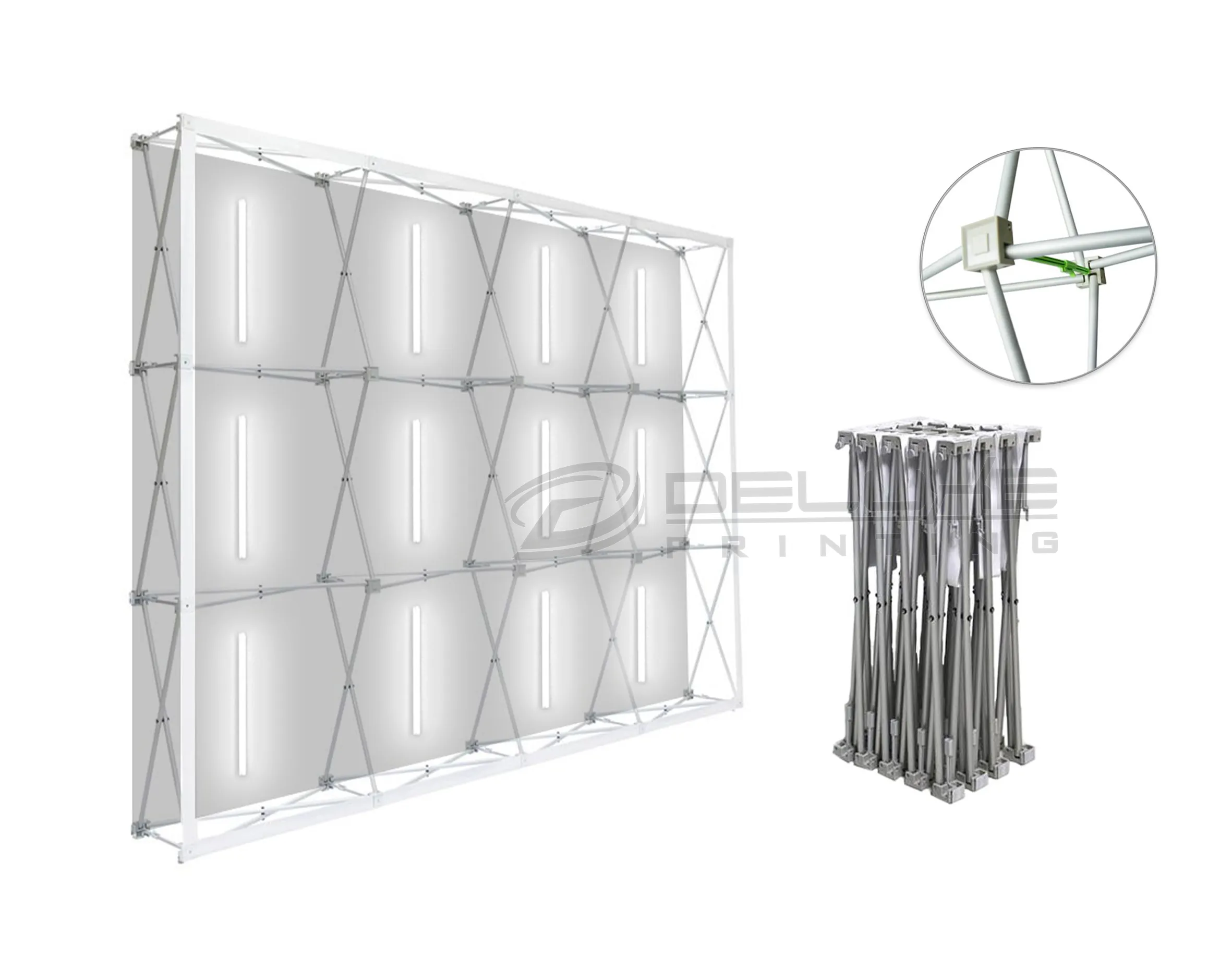 Backlit Straight Fabric Popup Image