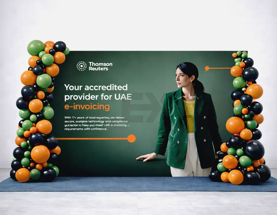 Balloon backdrop dubai