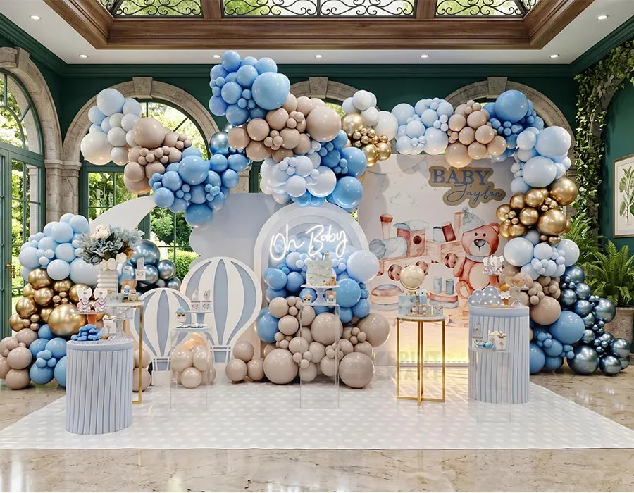 Balloon backdrop dubai