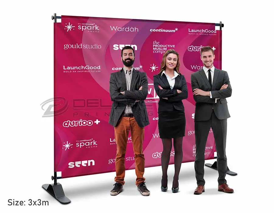 Fabric Step Staight Banner Third Image