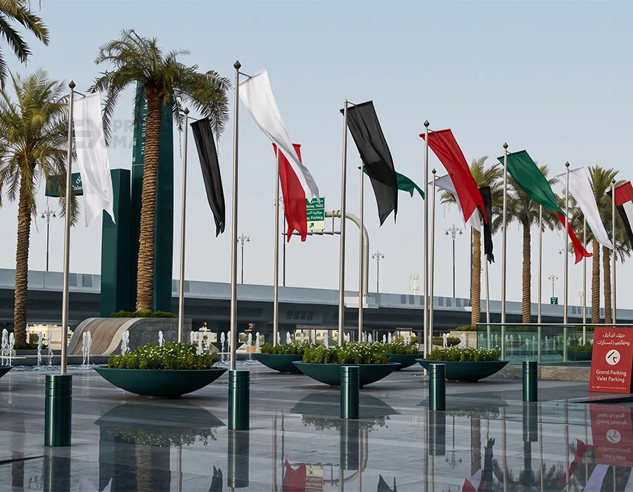 Festival flags dubai