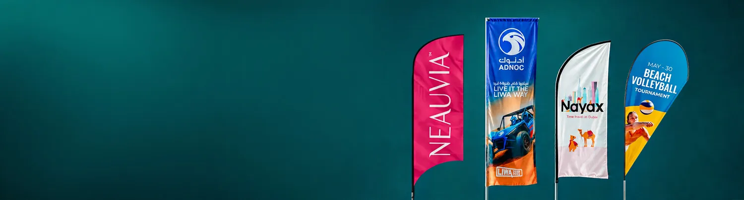 Flags Printing Dubai, Custom Flags for Events, Branding & UAE Celebrations