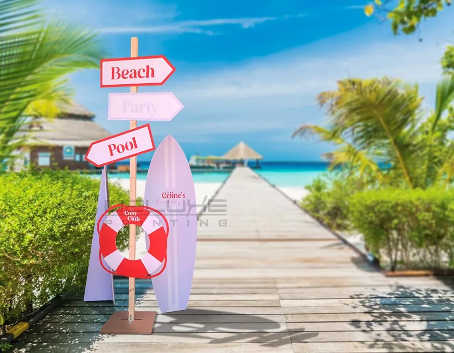 Product Standee Beach Image