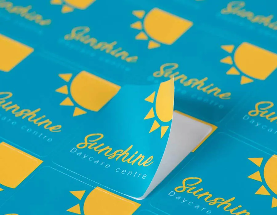 PVC White Sticker Image