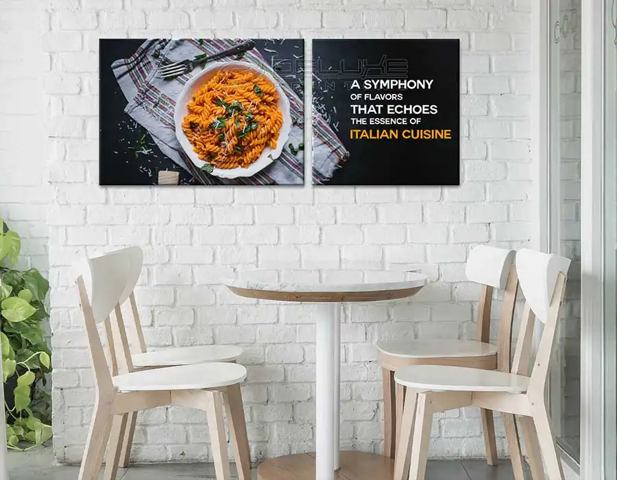 Restaurant Canvas Printing First Image
