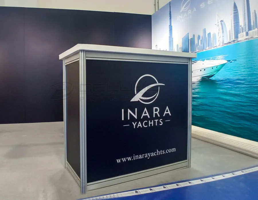 Shell Scheme Booth Counter Third Image