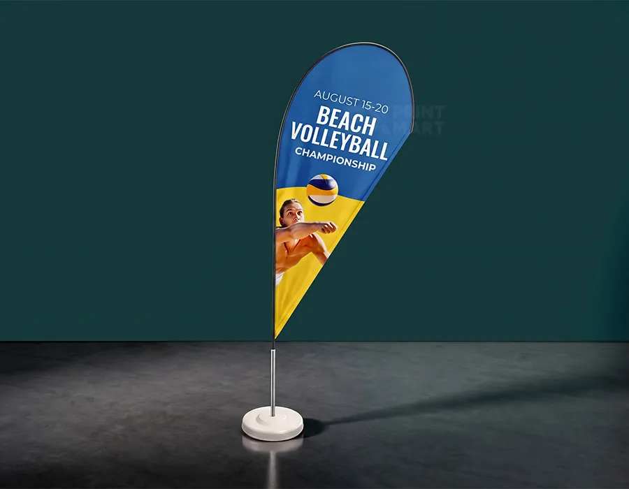 Tear drop flag dubai