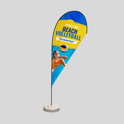 Tear drop flag dubai