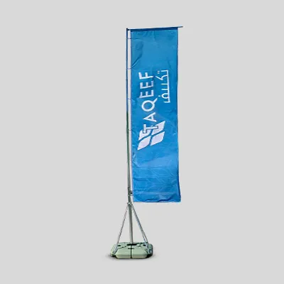 Telescopic flag dubai
