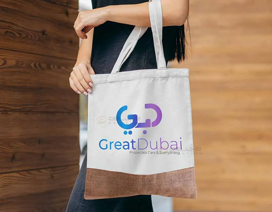 Tote Bags Jute Patch Dubai Image