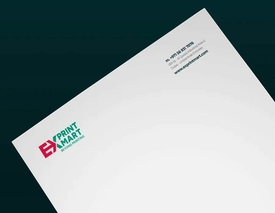 Woodfree letterhead printing dubai