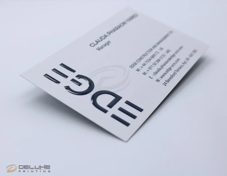 3D Spot UV Business Cards