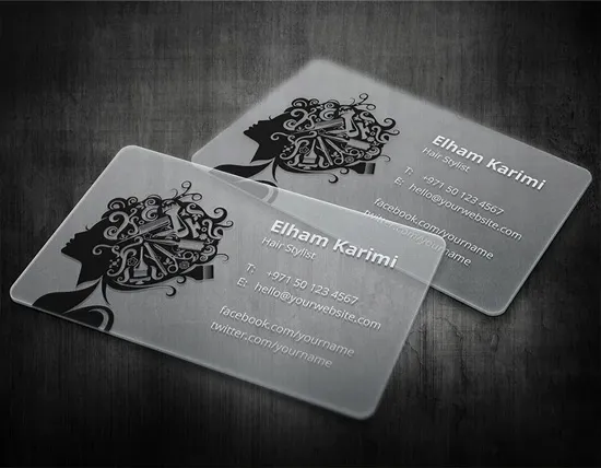 Translucent Pack Business Cards Printing Dubai